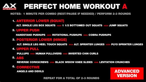 Bodyweight Workout - Perfect Home Bodyweight Exercises | ATHLEAN-X