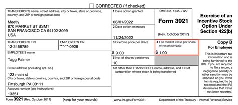 What Is The Purpose Of IRS Form 3921 Leia Aqui What Is Form 3921 Used