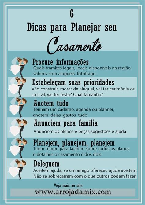 Dicas Pr Ticas Para Planejar O Seu Casamento Planejamento De