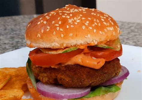 Mc Aloo Tikki Burger Recipe by Naheed Alam - Cookpad