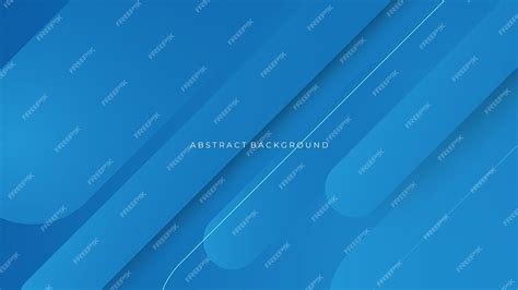 Premium Vector Modern Blue Abstract Background Template