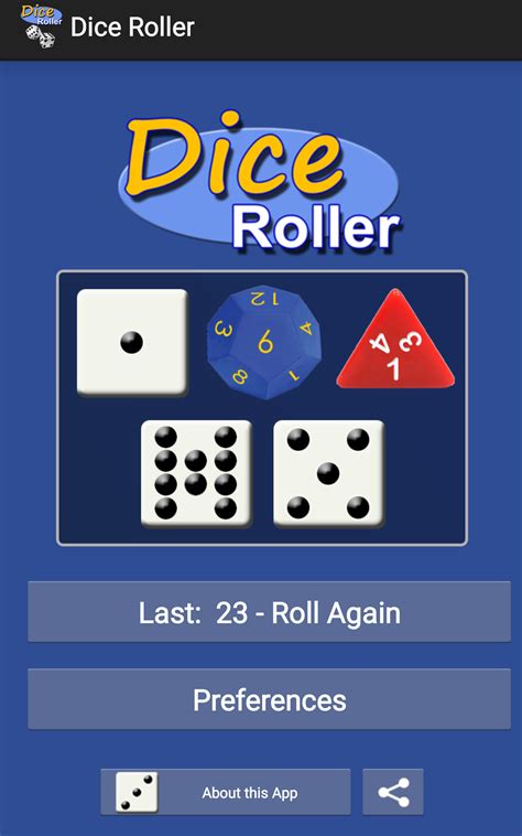 Dice Roller Simulatorappstore For Android