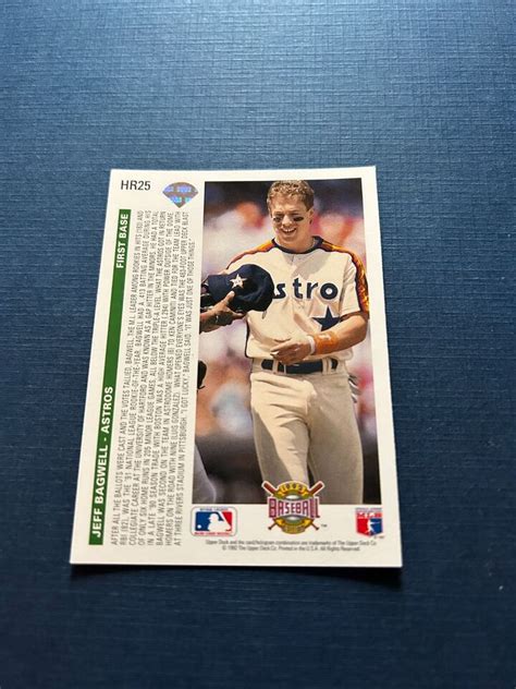 Upper Deck Baseball Jeff Bagwell Homerun Heroes Insert Hr Hof