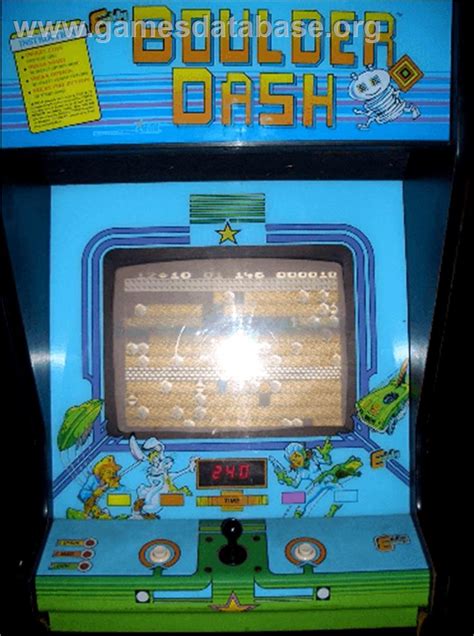 Boulder Dash Arcade Artwork Cabinet