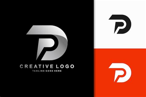 Premium Vector | Pd or dp logo design