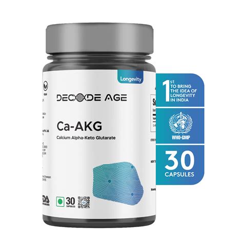 Decode Age Ca Akg Supplement Calcium Alpha Ketoglutarate Improve