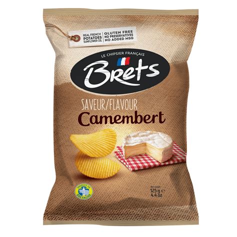 Brets French Potato Chips Camembert Cheese Imported By Gourmetdis