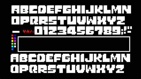 Undertale Font Download The Fonts Magazine Game Font Undertale