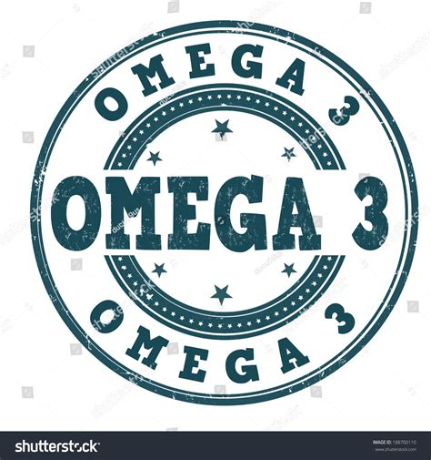 Omega Three Grunge Rubber Stamp On Stock Vector Royalty Free