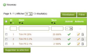 Gestion Des Taux De Tva Applications