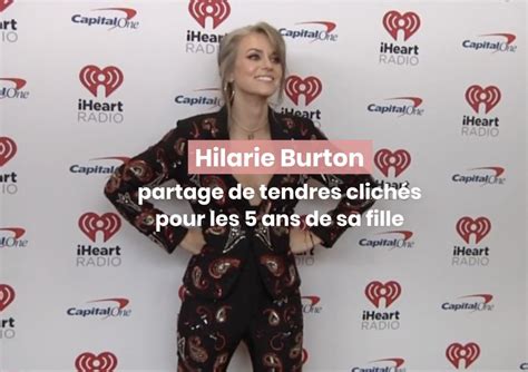 Hilarie Burton partage de tendres clichés à loccasion des 5 ans de sa