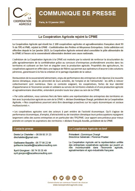 La Coop Ration Agricole On Twitter Lacoopagricole Rejoint La