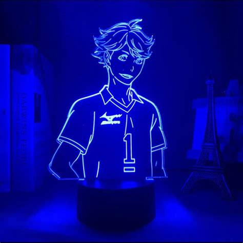 ๑haikyuu Toru Oikawa Led Night Lights 3d Anime Lamp Haikyuu Led Light