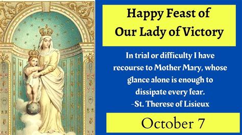 Feast Day Of Our Lady Of The Most Holy Rosary Also Known As Our Lady Of