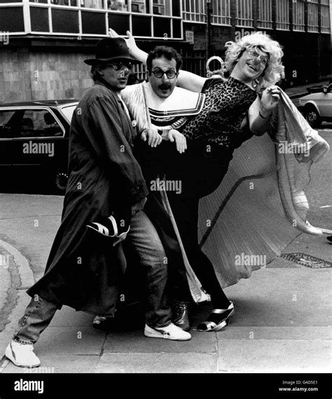 Steve Wright And Simon Bates Outside The Bbc Broadcasting House Hi Res