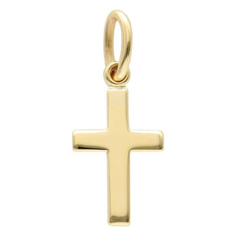 Pendentif Croix Or Jaune 375 Vandona Ocarat