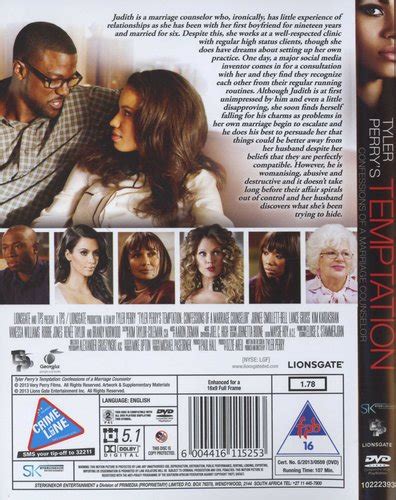 Temptation Confessions Of A Marriage Counselor Dvd Tyler Perry Dvd Buy Online In South