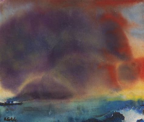 Lawrence Lee Magnuson Emil Nolde Abendwolken Am Meer