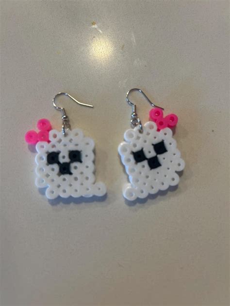 Custom Handmade Perler Bead Jewelry And Keychains Holiday Ts Etsy