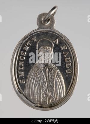 Religious medal with the image of Our Lady of Cz Stochów and Antoni