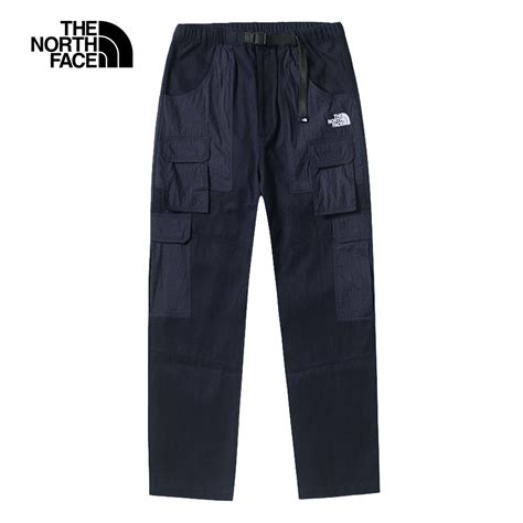 The North Face 北面 Ue男款藍色防潑水保暖附腰帶休閒長褲83q6rg1 Pchome 24h購物