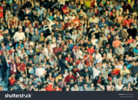 Blurred Crowd Spectators Stadium Stock Photo Shutterstock