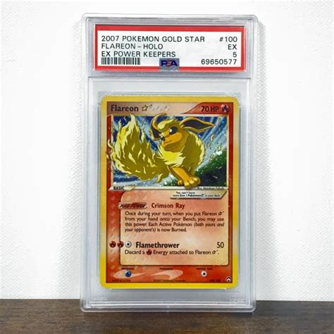 Graded Gold Star Flareon Holo Ex Power Keepers Catawiki