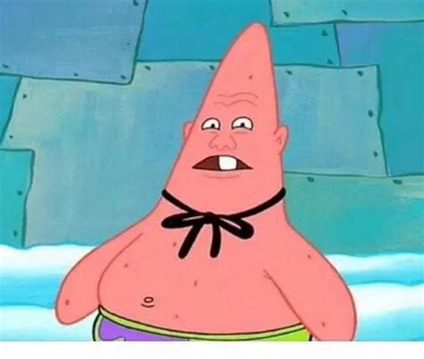 Pinhead patrick | Humor spongebob, Patrick star, Kertas dinding lucu