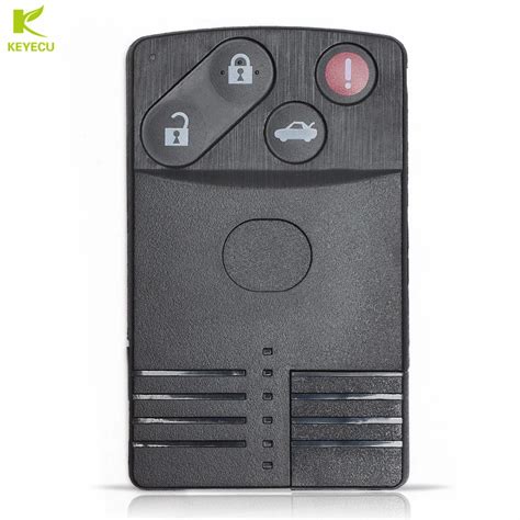 Keyecu Replacement Smart Card Remote Key Shell Case Fob For Mazda