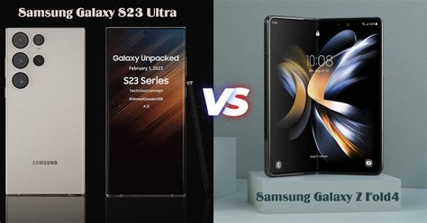 So Sánh Samsung Galaxy S23 Ultra Và Z Fold4 Bút Vs Gập