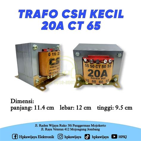 Jual Trafo Transformer Csh A Ct Kecil Ampere Ah V Volt