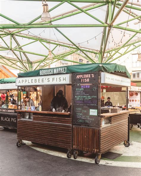 Stalls Shops And Restaurants Borough Market