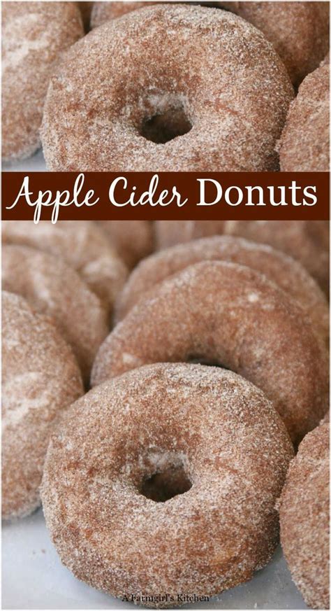 Best Apple Cider Doughnuts Made With Simple Ingredients Cider Donuts Recipe Apple Cider