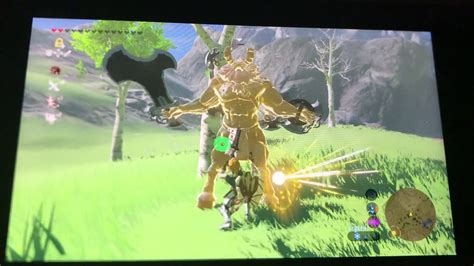 How To Easily Kill A Lynel In Zelda Breath Of The Wild Youtube