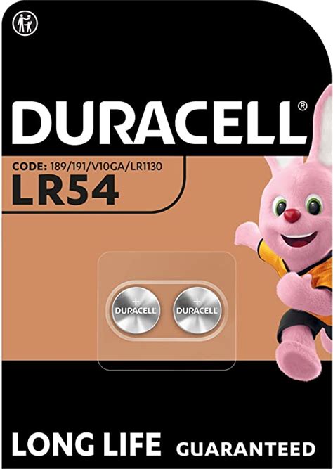 Duracell Specialty Alkali Knopfzelle LR54 189 1 5 V 2er Blister