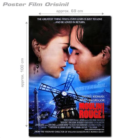 Jual Poster Film Moulin Rouge Original Indonesian One Sheet 69 X 100