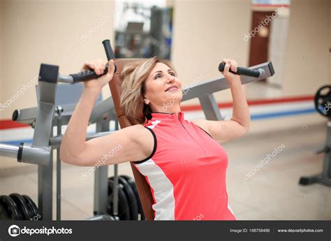 Mature Woman Training Stock Photo Belchonock 188758486
