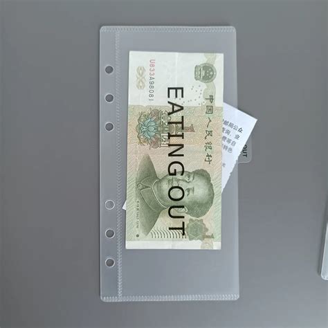 New Frosted Pp Savings Challenge Zipless Custom Money Envelopes A6