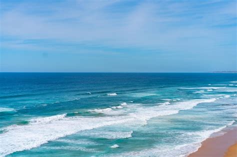 Premium Photo Aerial View Of Tropical Sandy Beach And Ocean With