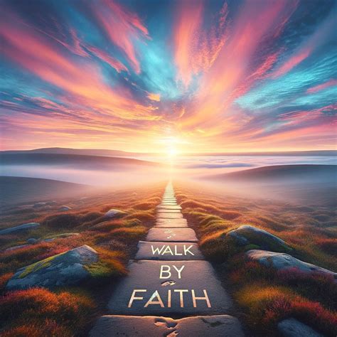 📖 Walk By Faith 👣 | Walk in the spirit, Walk by faith, Faith in god