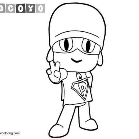 Elly from Pocoyo Coloring Pages - Free Printable Coloring Pages