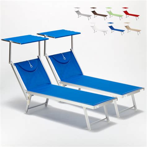 Transat Et Chaise De Plage Pliante De Piscine Jardin Aluminium Riccione