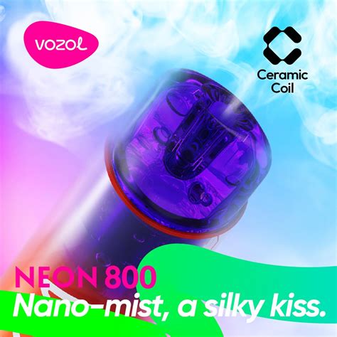 Kit Tigara Electronica Vozol Neon Puff Strawberry Cranberry