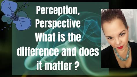 Perception Perspectivewhat Is The Difference And Does It Matter