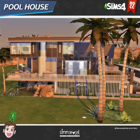 The Sims 4 Pool House No Cc Tool Mod Rthesims4mods