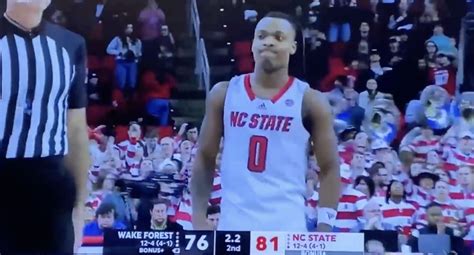 Cameras Caught Nc State Player Flipping Ref Double Birds And Fans Had