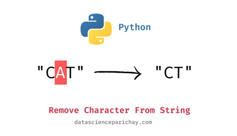 Python Remove Character From String Data Science Parichay