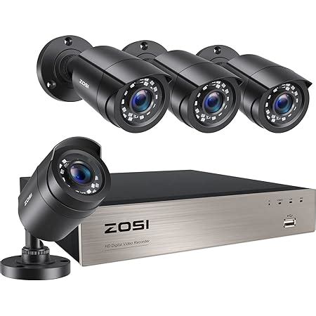 Amazon ZOSI 1080P Security Camera System With 1TB Hard Drive H