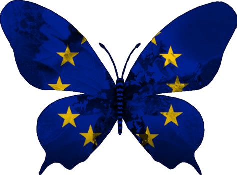 Download European Union Flag Butterfly