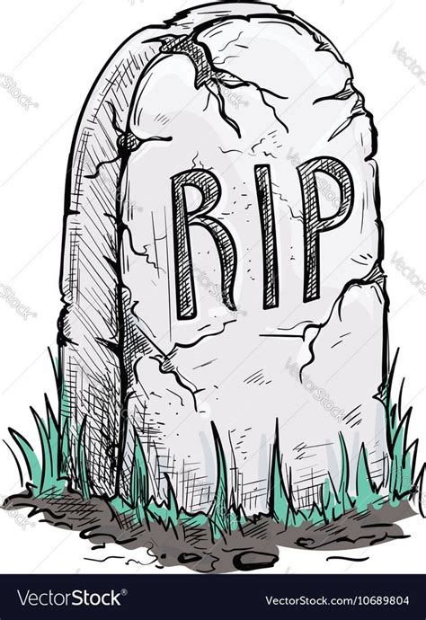 Gravestone drawing background | DRAWING 99